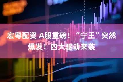 宏粤配资 A股重磅！“宁王”突然爆发！四大驱动来袭