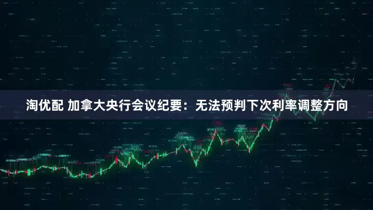 淘优配 加拿大央行会议纪要：无法预判下次利率调整方向